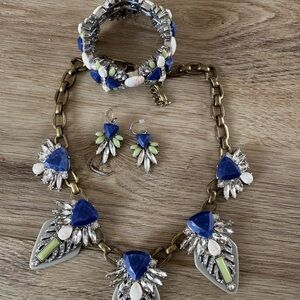 Chloe + Isabel Blue and Green Bracelet Set